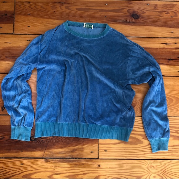 Vintage L.L. Bean velour sweatshirt - Picture 1 of 3